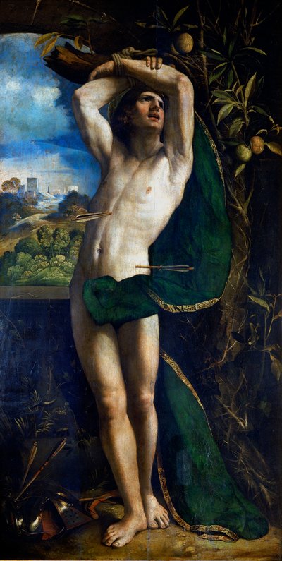 St. Sebastian by Dosso Dossi